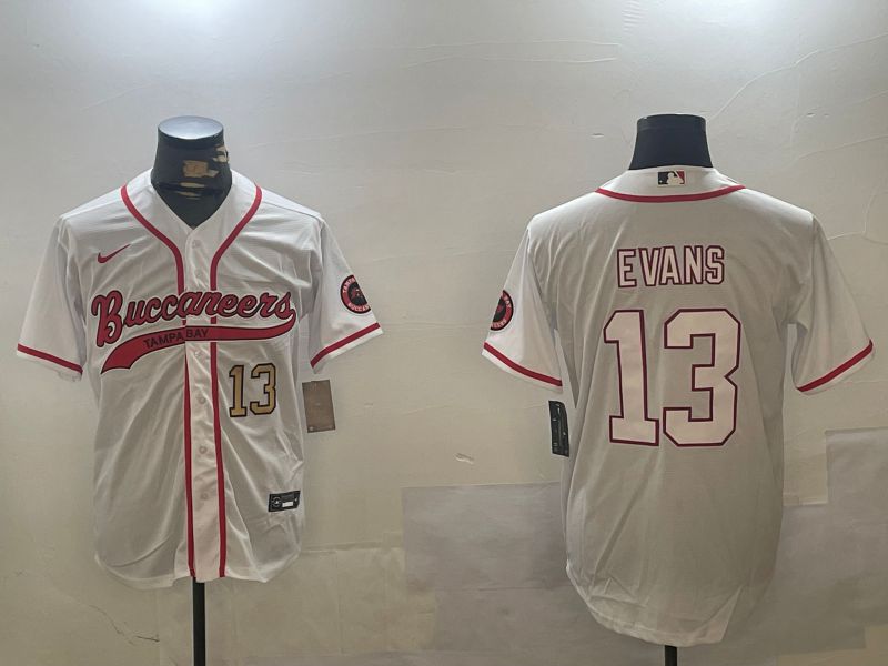 Men Tampa Bay Buccaneers #13 Evans White Joint Name 2024 Nike Limited NFL Jersey style 2->tampa bay buccaneers->NFL Jersey